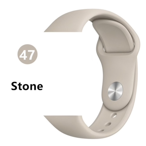 NEW[BAND] STONE Sport Silicone For Apple Watch - Picture 2 of 4